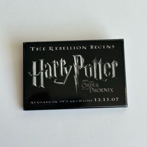 Harry Potter Order of the Phoenix Promo Pin Badge 2007 Warner Bros